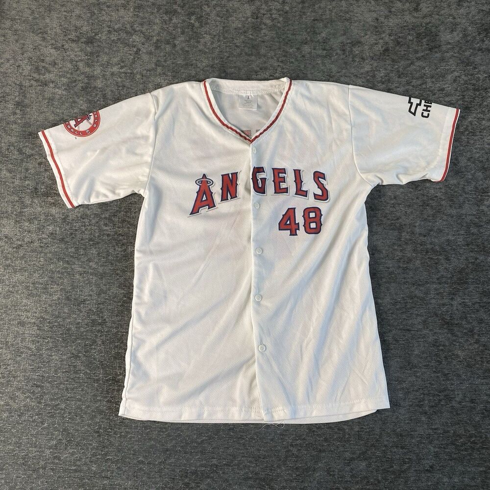 Majestic Torii Hunter Angels Jersey Youth Size XL